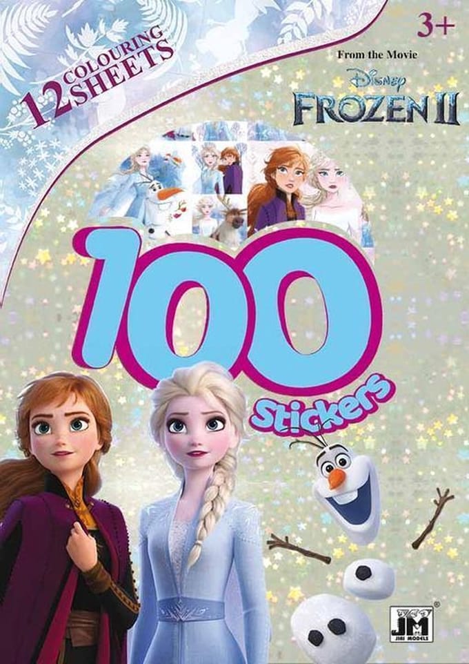 Frozen kleurplaten set met stickers