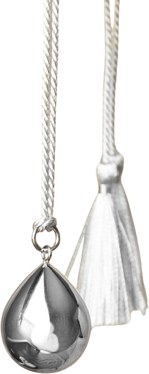 Bola Zwangerschapshanger Incl. Koord - Satin Drop - Zilver