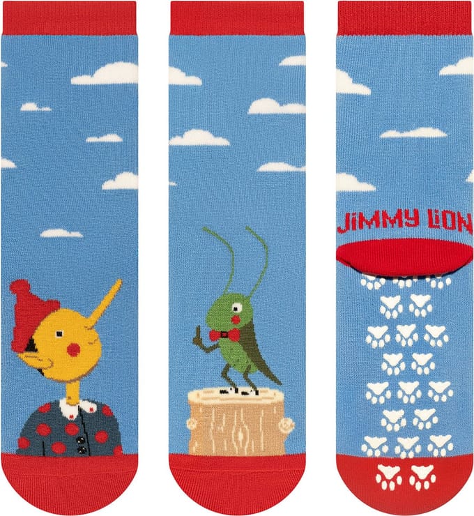 Jimmy Lion Kids Pinocchio Unisex Sokken - Blauw