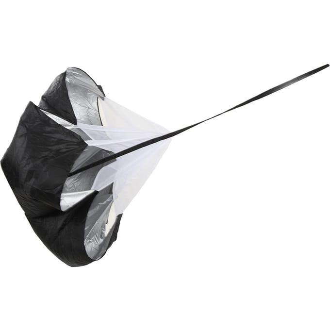 Snelheidstraining Parachute Snelheidsweerstand Parachute Hardlopen Sprint Chute Voetbal white
