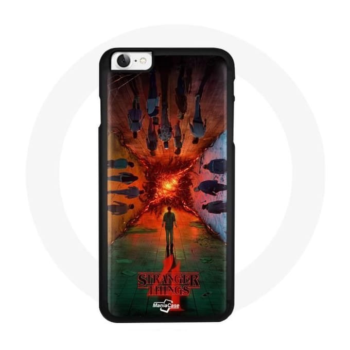 Coque - Stranger Things - Iphone 7 - Souple - Noir - Protection chocs et rayures