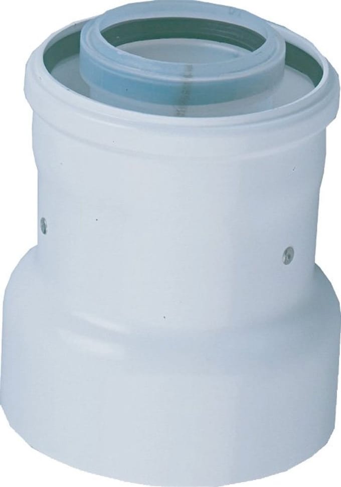 BOSCH Adapter d: 80/125 mm naar d: 60/100 mm, 87155021170