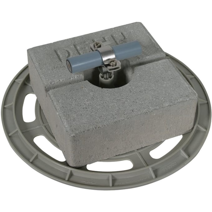 Dehn dakgeleiderhouder met steunplaat en betonblok - 253229