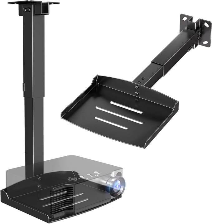Projector Plafondmontage - Universele Beugel - Home Cinema - Verstelbare Arm - 75cm Uitschuifbaar - Zwart