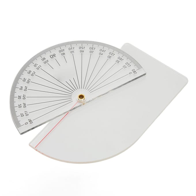 Goniomètre à articulations, échelle claire, mesure précise, outil goniomètre pour doigts transparent