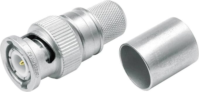 Telegärtner 100023321 100023321 BNC-connector Stekker, recht 50 Ω 1 stuk(s)