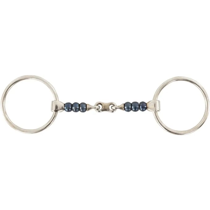 Dubbel bit voor paarden BR Equitation Sweet Iron Cherry Roller
