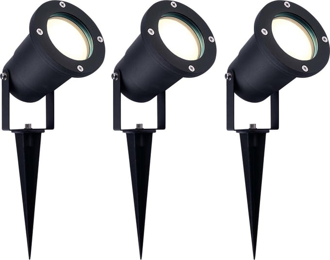 Ledvion - 3X LED Prikspots - IP65 - 5W - 4000K - 1M