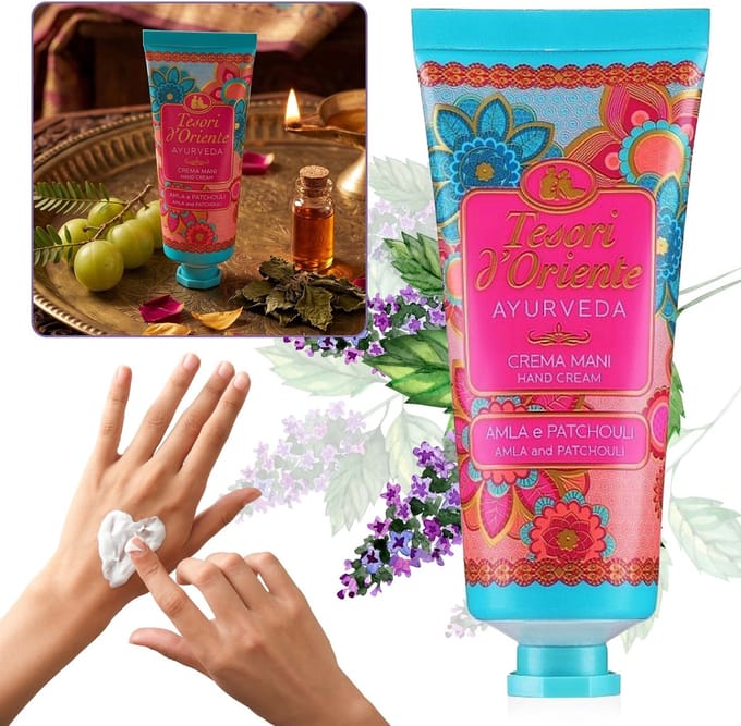 Tesori d'Oriente Ayurveda Intensief hydraterende handcrème - amla en patchouli 75ml
