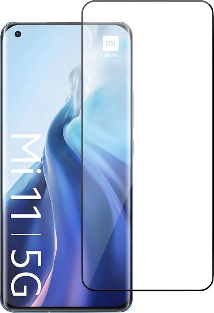 Screenprotector geschikt voor Xiaomi Mi 11 - Full Screen Protector