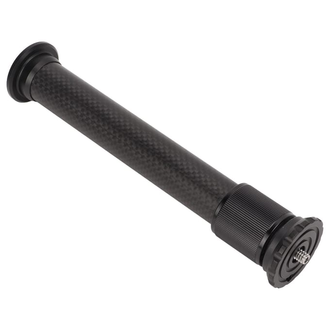 2-delige Koolstofvezel Statief Verlengbuis Statief Middenkolom Statief Extender black