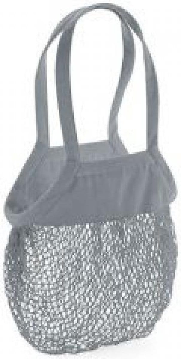 Organic Cotton Mesh Grocery Bag (Grijs)