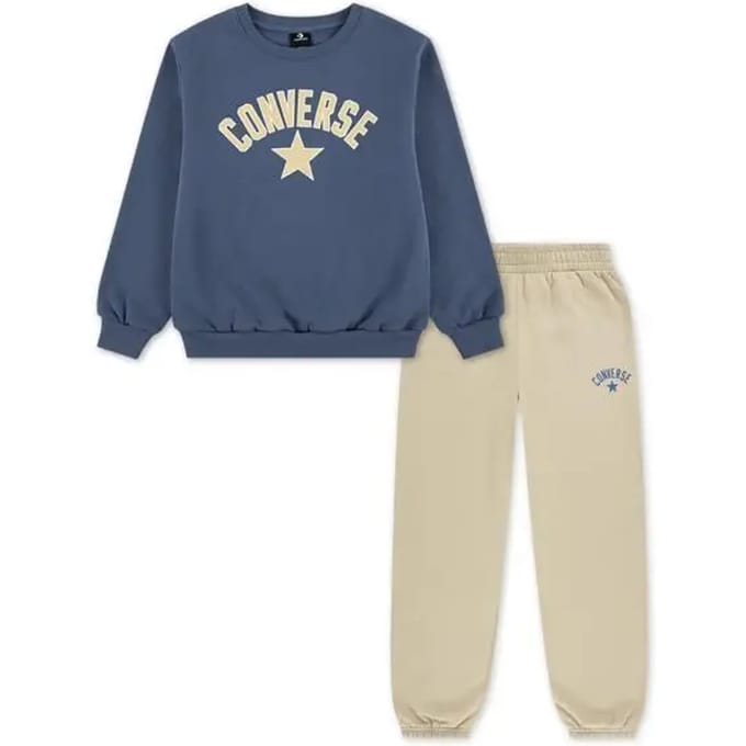 Set van sweatshirt en joggingsbroek voor kinderen Converse CNBV Heritage Est Po