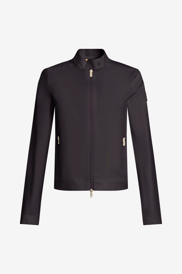 biker jacket vrouw zwart