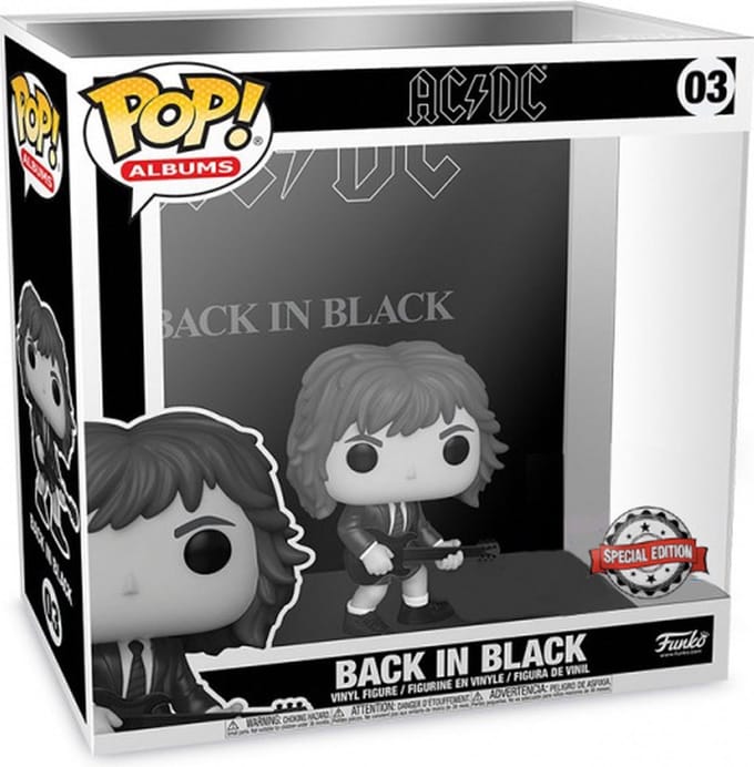 Pop Albums: AC/DC - Back in Black Funko Pop #03