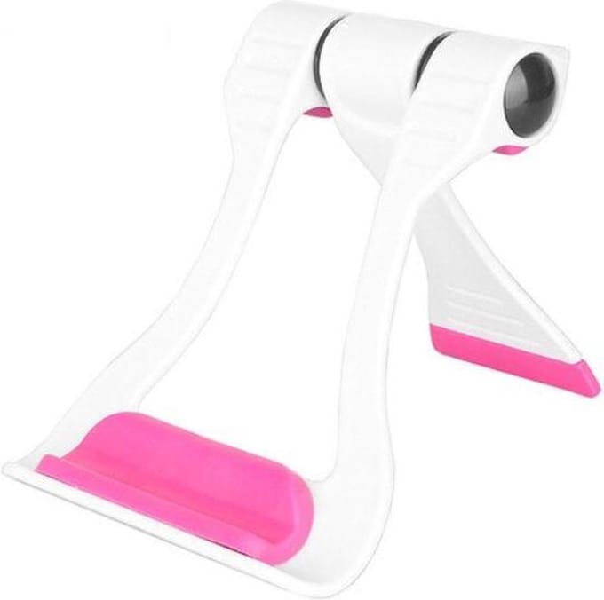 DrPhone Universele Flexibele Tablet/Smartphone Houder- Opvouwbare standhouder -  Verstelbare Bureau telefoonhouder - Roze