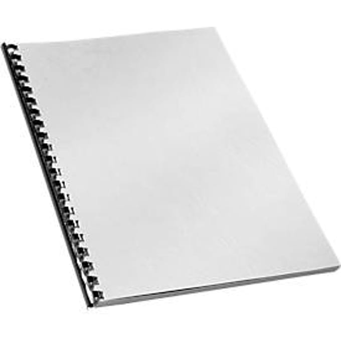 GBC LeatherGrain Bindomslagen A4-Formaat - 100 Stuks - Wit