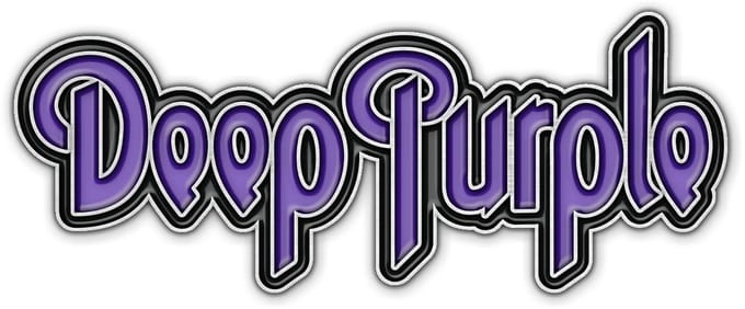Deep Purple - Logo Badge/button - Paars/Zwart