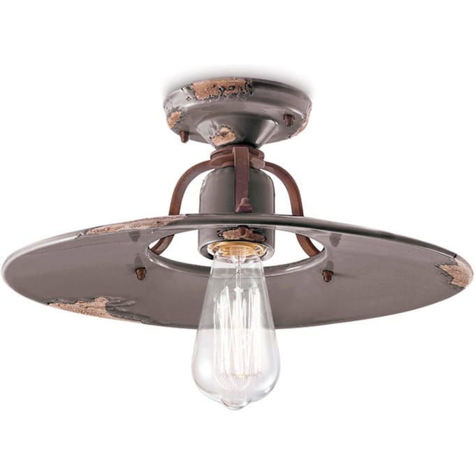 Ferroluce Plafondlamp C1445 in duif 40 cm