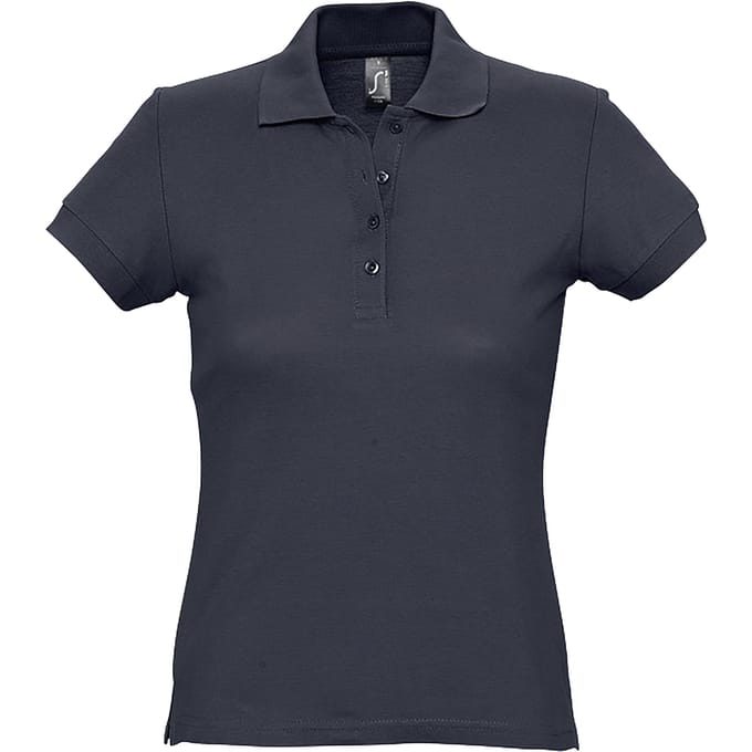 SOLS Dames/dames Passion Pique Poloshirt met korte mouwen (Marine)