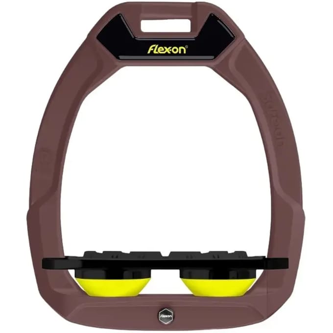 Plat Grip Veiligheidsbeugels Bruin/Zwart/Geel Flex-On Safe-On