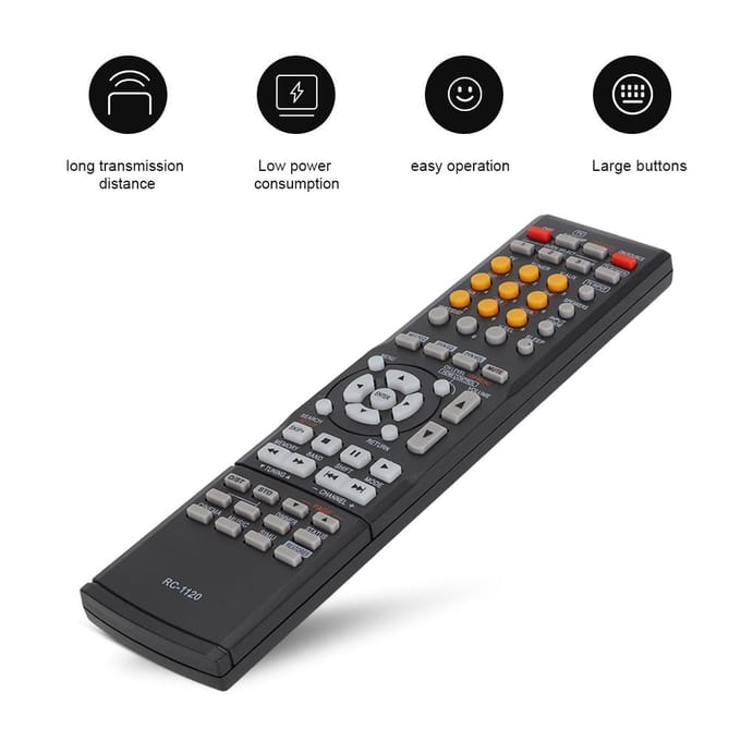 Télécommande de remplacement pour récepteur AV Denon RC 1120 AVR 391 AVR 591 AVR 390 black