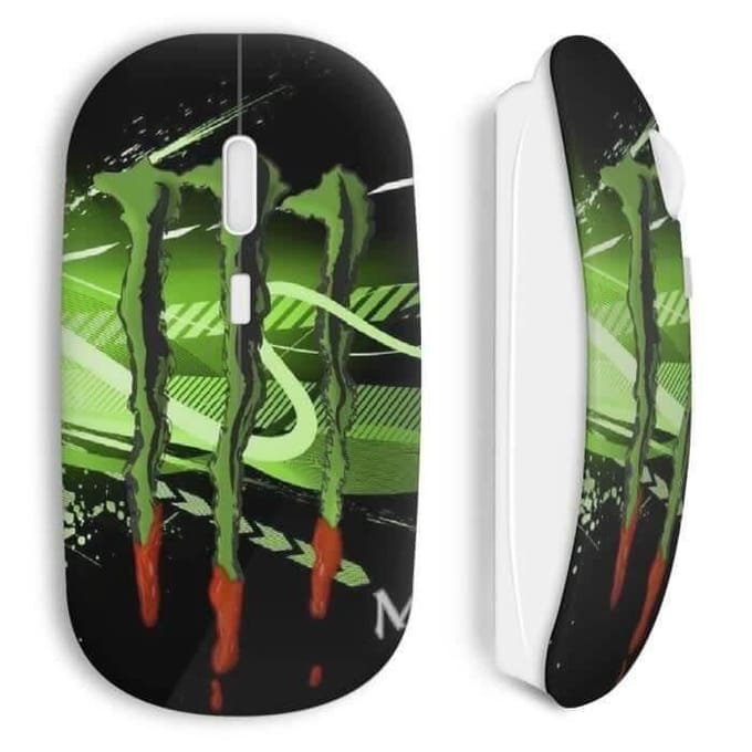 Monster Energy Green Art Blood draadloze muis