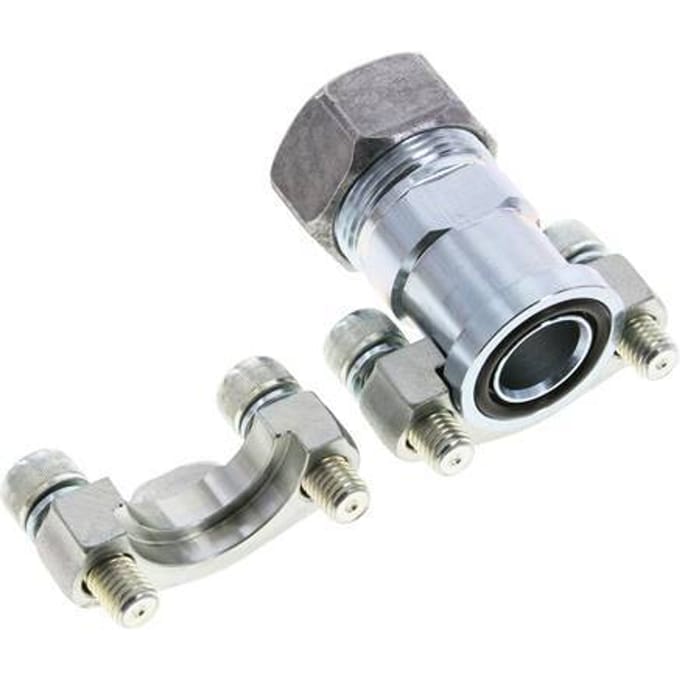 3/4'' SAE Flens 3000 psi Staal met 28L (M36x2) ISO 6162-1