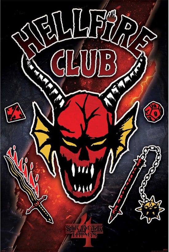 Pyramid International Stranger Things Gift Set Hellfire Club Stationery