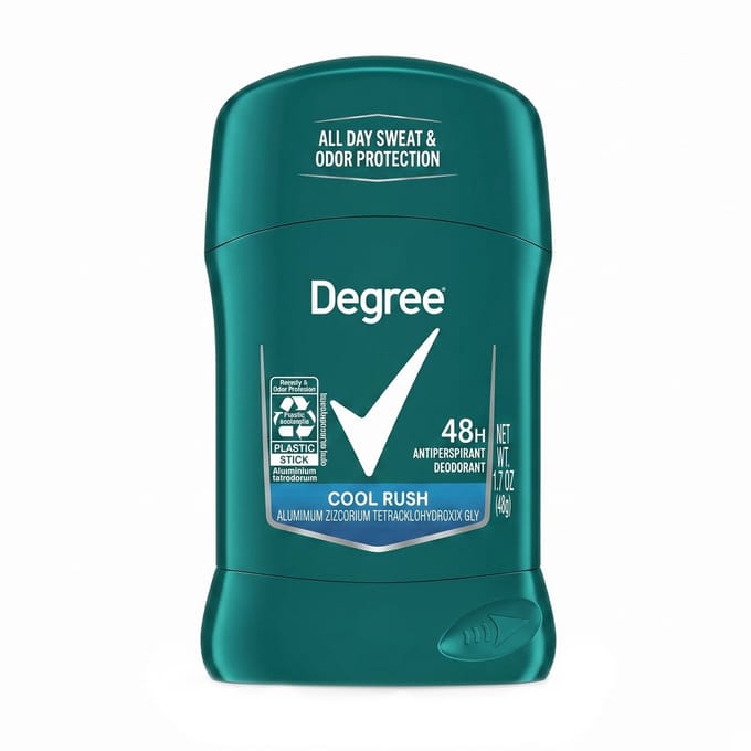 DEGREE Men Cool Rush - Antiperspirant voor Mannen - 48 g, Droge Bescherming