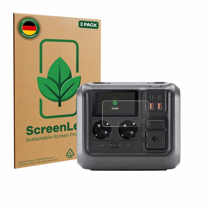 2 Stuks Screenprotector voor DJI Power 500 - Hoogwaardige Beschermfolie transparant