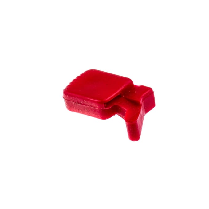 Lock button rood