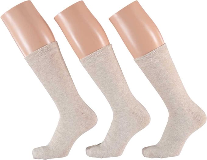 Apollo Sokken Katoen Lichtbeige 40-46