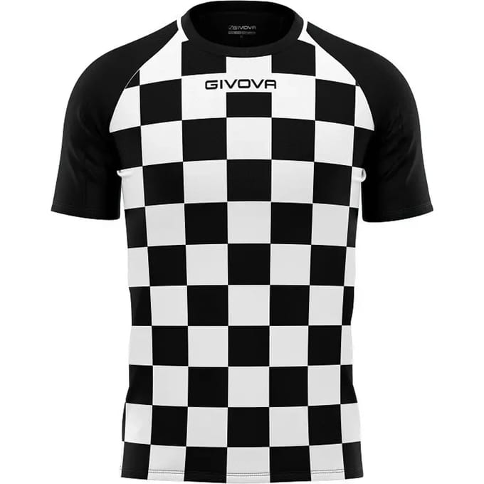 Sportshirt Givova Dama Wit-zwart - M