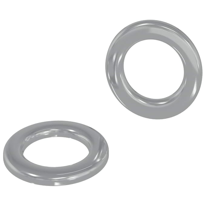 vidaXL - Washers - 2 - st - Zilver - 10 - x - 10 - x - 0,8 - mm - IJzer
