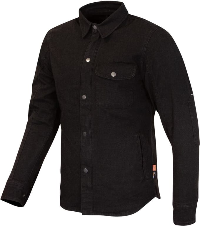 Merlin Porta D30 Canvas Zwart Single Layer Motorshirt - Shirts