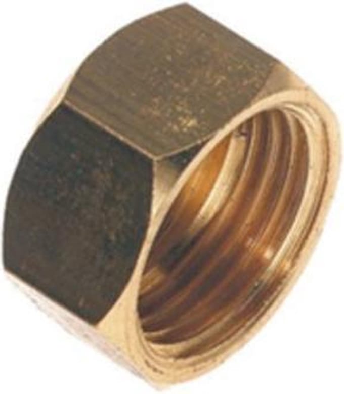 BPE dop messing 3/8 bi
