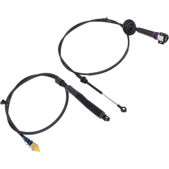 2 stuks Automatische Transmissie Schakelkabel 12477640 Stabiele Prestaties Auto Trans Versnellingspookkabel voor 1500 2500 3500 gray