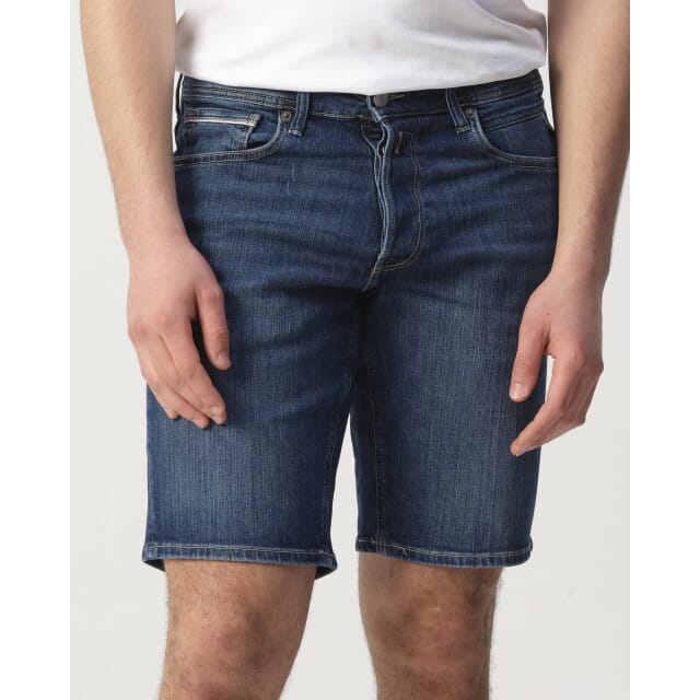 Replay Jeans Short Grover Straight Fit Medium Blue  30