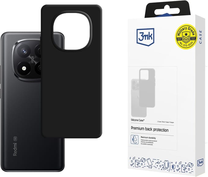 Redmi Note 14 Pro+ - 3mk siliconen hoesje