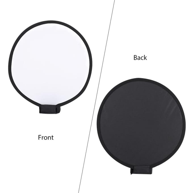 40cm Draagbare Universele Flits Flitser Softbox Diffuser voor Externe Speedlite black