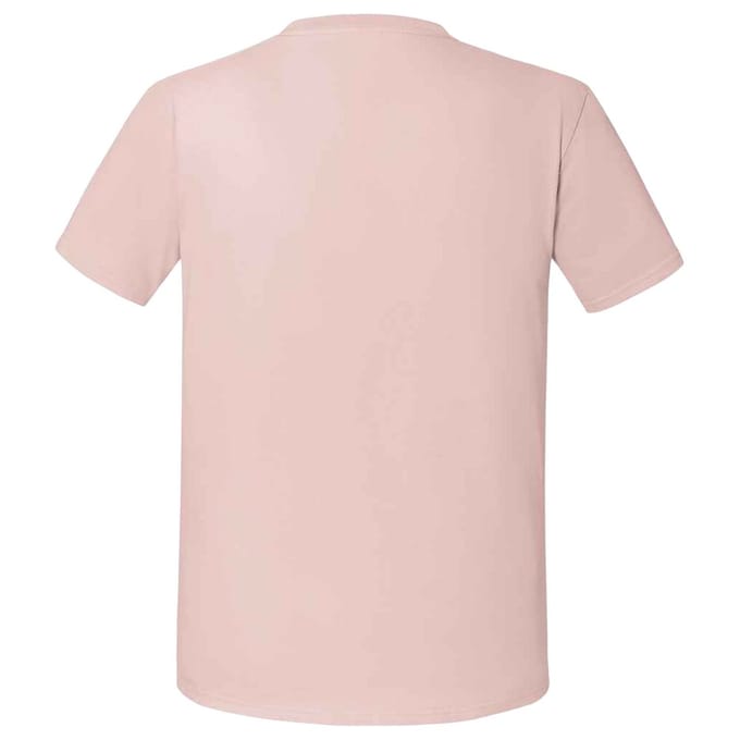 Fruit Of The Loom Mens Ringgesponnen Premium Tshirt (Poederroos)