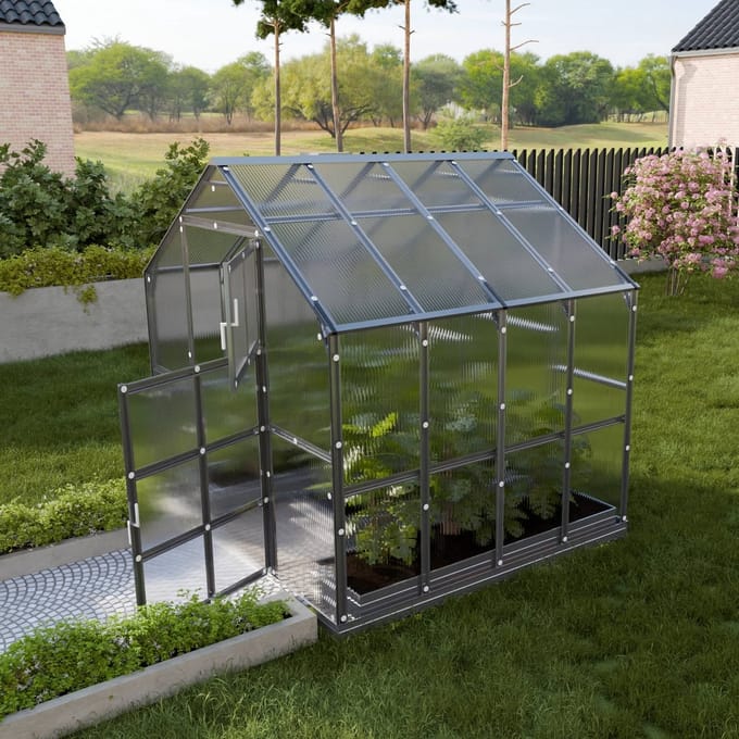 Polycarbonaat tuinkas 2,35x2,12m 4,98m² - KLASIKA House