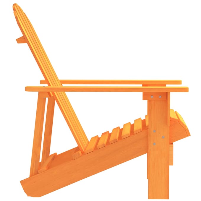 vidaXL - Tuinstoel - Adirondack - massief - vurenhout - oranje