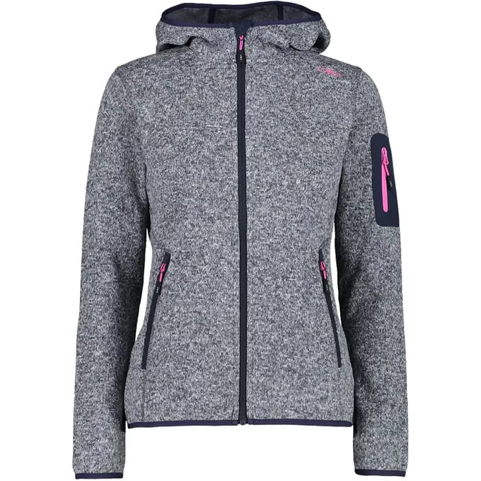 Dames fleece met capuchon CMP