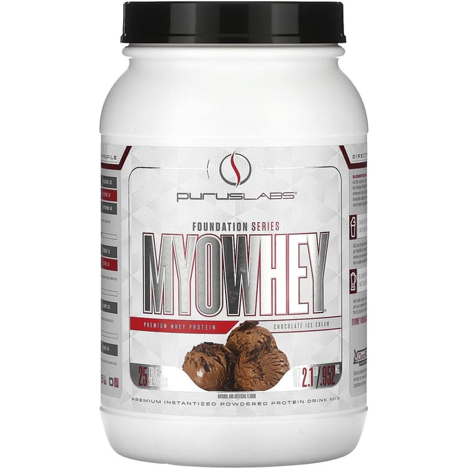 Purus Labs, Foundation Series, MyoWhey, Chocolade-ijs, 2,1 lb (0.952 kg)