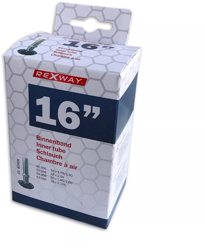Rexway Fiets binnenband - 16 Inch - Autoventiel