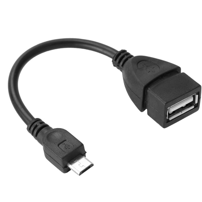 Mini câble de connexion OTG pour téléphone portable Android, adaptateur de date, interface V8, micro USB vers USB femelle