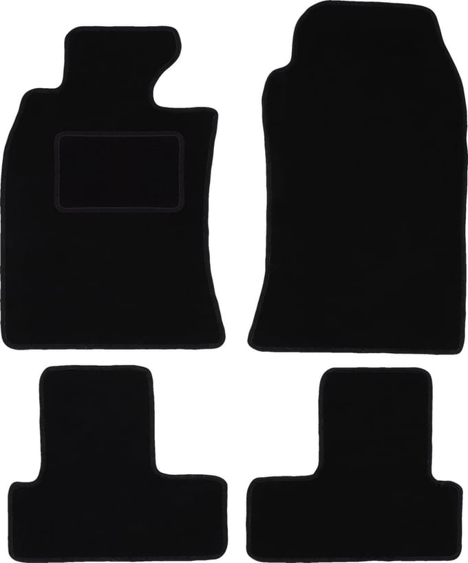 Zwarte veloursmatten voor: Mini Cooper R52 hatchback (2004-2008)