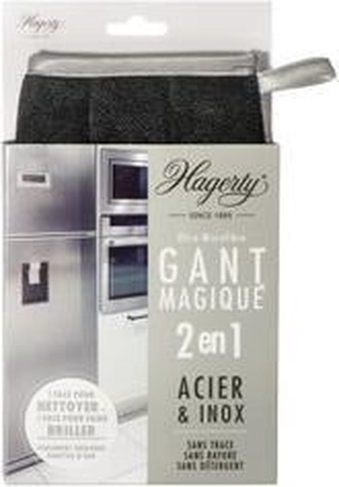 HAGERTY MICROFIBER GLOVES STAINLESS STEEL  102266